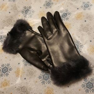 Rabbit Fur Gloves